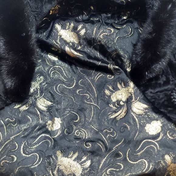 Vintage Heiress Persian Curly Lamb & Mink Fur Jacket - Picture 6 of 14